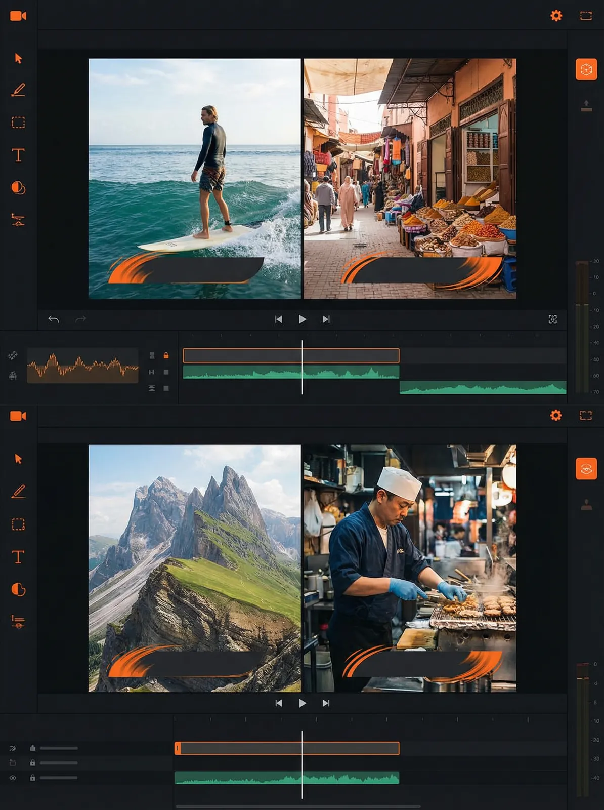 必发集团app Vlog开场模板设计